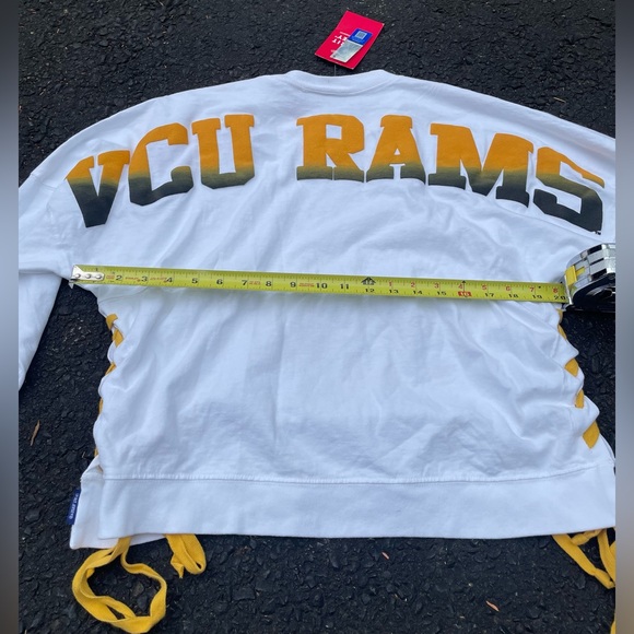 Virginia Commonwealth University VCU Rams Sport Jersey Spellout Shirt NWT XS - Picture 7 of 8
